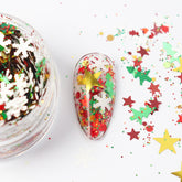Nail Art Glitter Mixes - NG009 Merry Christmas
